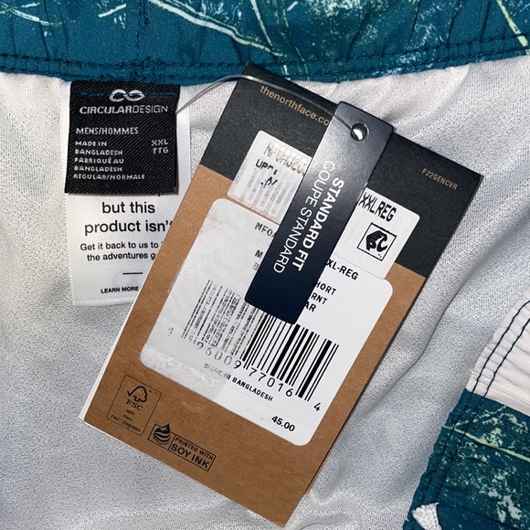 The North Face Elevation Printed 5” Inseam Shorts SZ XXL NWT - Picture 5 of 5